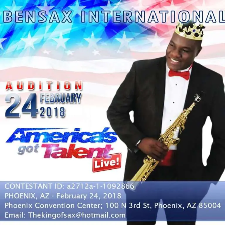 Le roi du sax, Bensax, se présente au audition de America’s got talent