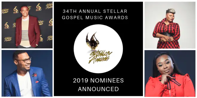 Les nominés pour la 34ème édition des Stellar Gospel Music