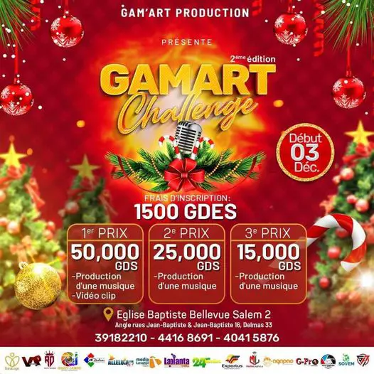 GAM ART Production lance la deuxième édition de “GAMART Challenge” qui débutera ...