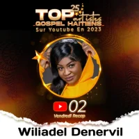 Wiliadel Denervil Top artiste le plus populaire en 2023 sur YouTube