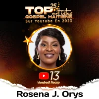 Rosena J. Orys Top artiste le plus populaire en 2023 sur YouTube