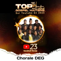 Chorale DEG Top artiste le plus populaire en 2023 sur YouTube