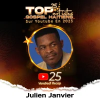 Julien Janvier Top artiste le plus populaire en 2023 sur YouTube